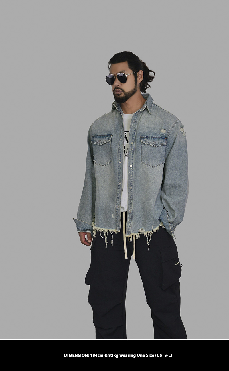 Denim on sale damage jacket